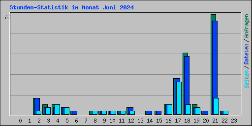 Stunden-Statistik im Monat Juni 2024